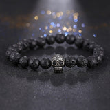  Skull Micro Natural Stone bead Bracelets