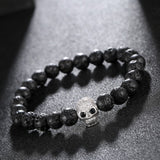  Skull Micro Natural Stone bead Bracelets