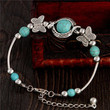 New Tibetan Silver Color Turquoise Bracelets 