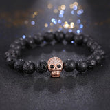  Skull Micro Natural Stone bead Bracelets