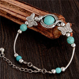 New Tibetan Silver Color Turquoise Bracelets 