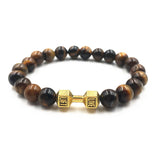 Natural Stones Live Lift Dumbbell Bracelet 