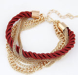 Fashionable Rope Chain Decoration Bracelet 