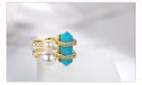 New Fashion Jewelry Bohemia Gold Plated Rings