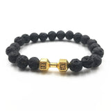 Natural Stones Live Lift Dumbbell Bracelet 