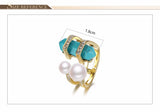 New Fashion Jewelry Bohemia Gold Plated Rings