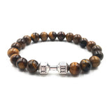 Natural Stones Live Lift Dumbbell Bracelet 